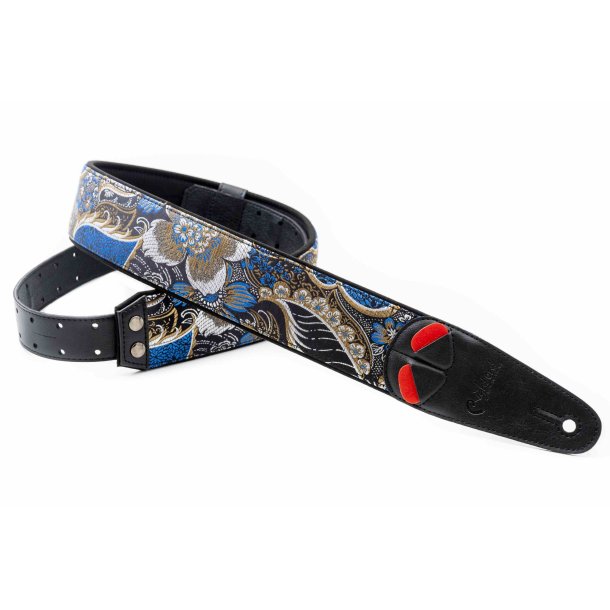 RightOn! HOKKAIDO Black Guitar Strap